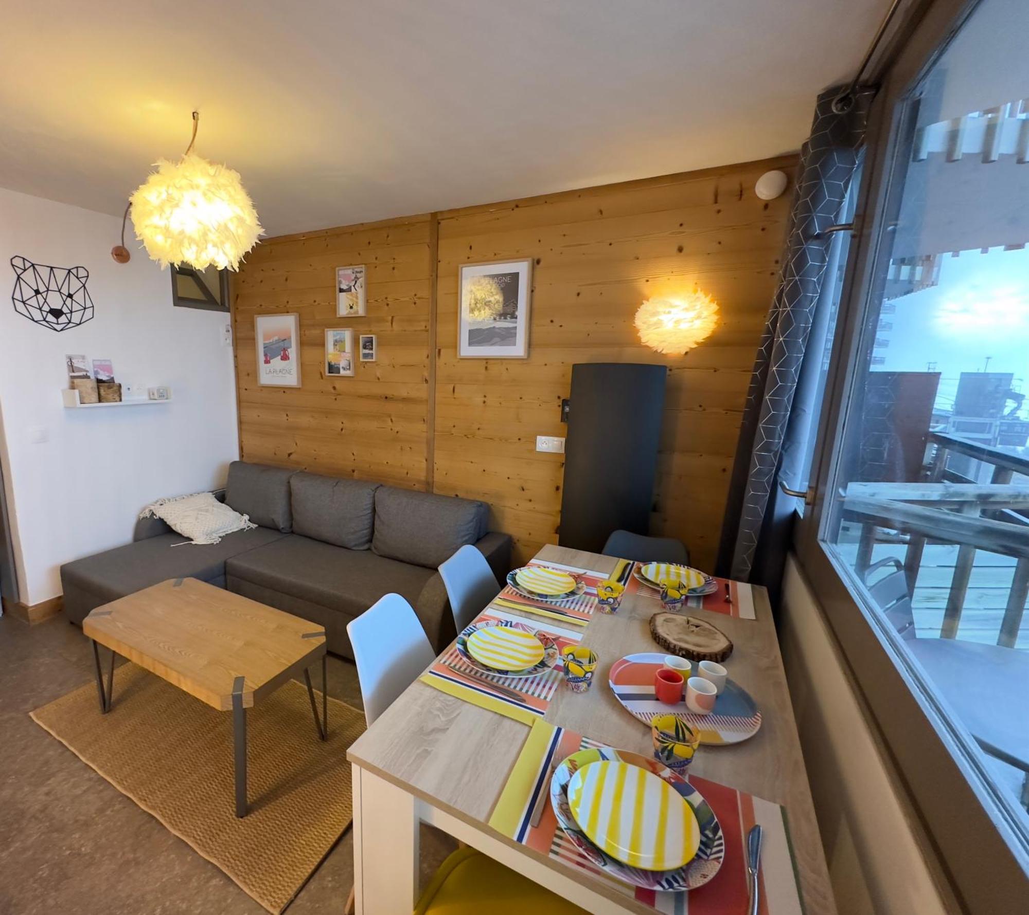 Paquebot Des Neiges - Appartement 4 Personnes - Vue Mont Blanc ลาปลาญ ภายนอก รูปภาพ