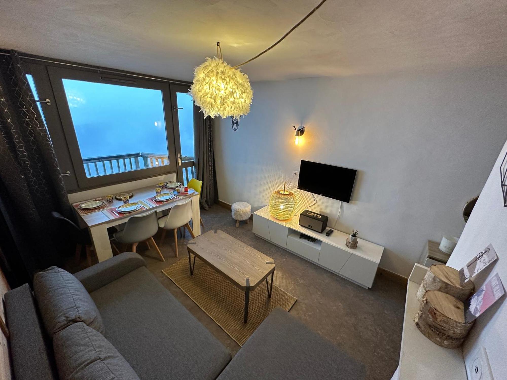 Paquebot Des Neiges - Appartement 4 Personnes - Vue Mont Blanc ลาปลาญ ภายนอก รูปภาพ